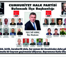 PARTİMİZDE BAYRAMLAŞMA,  BAYRAMIN İKİNCİ GÜNÜ YAPILACAKTIR