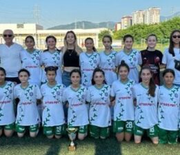 U13 KIZ FUTBOL BÖLGE TURNUVASINDA ŞAMPİYON OLDU.