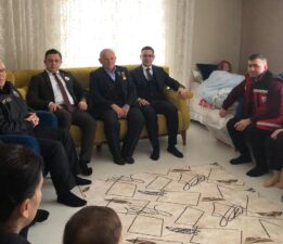 ŞEHİT AİLELERİNE 18 MART ŞEHİTLERİ ANMA GÜNÜ’NDE ANLAMLI ZİYARET 