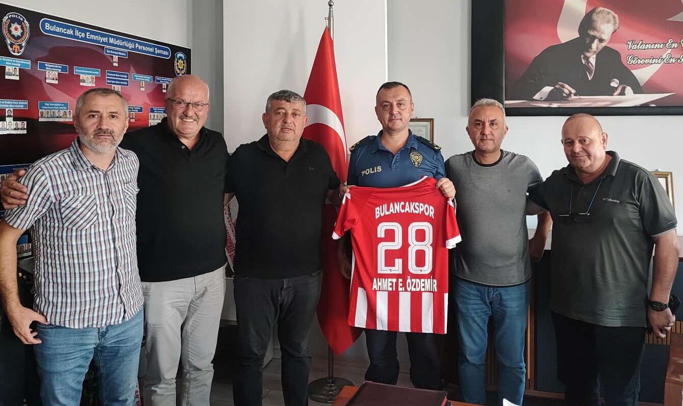 1926 BULANCAKSPOR’DAN YENİ EMNİYET MÜDÜRÜNE ZİYARET!