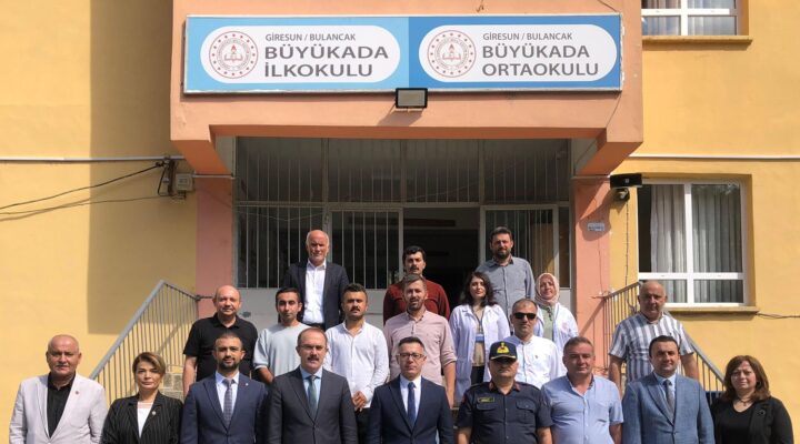 BULANCAK KAYMAKAMI ÜNAL KOÇ’TAN BÜYÜKADA KÖYÜ’NE EĞİTİM ZİYARETİ