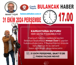 Değerli Basın Mensupları,