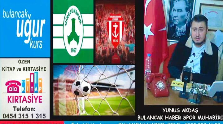 GİRESUNSPOR, İÇ SAHA MAÇLARINI YUNUS AKTAŞ CANLI SUNSUN