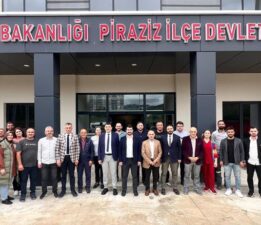 PİRAZİZ İLÇE DEVLET HASTANESİNİN İLK ZİYARETÇİLERİ