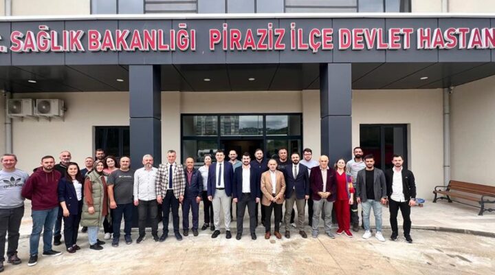 PİRAZİZ İLÇE DEVLET HASTANESİNİN İLK ZİYARETÇİLERİ