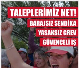 EMEP İŞÇİLERLE BULUŞUYOR