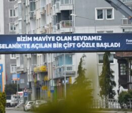 BELEDİYE TARAFINDAN ÜST GEÇİTLER ATATÜRK TEMALI PANKARTLARLA DONATILDI