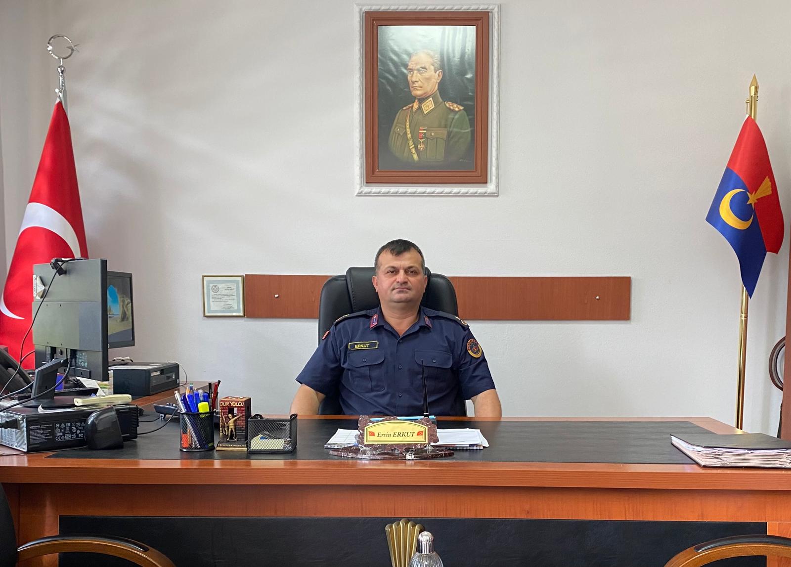 BULANCAK İLÇE JANDARMA KOMUTANI J. YARBAY ERSİN ERKUT’TAN VEDA MESAJI
