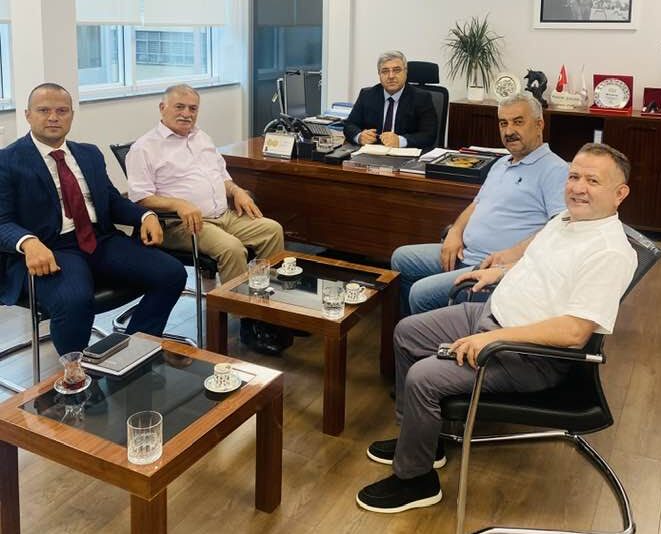 HALKBANK TRABZON BÖLGE MÜDÜRÜ KAZIM ŞAHİN’E ZİYARET