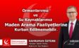YPR İLÇE BAŞKANI ÖZTÜRK, SESİNİ YÜKSELTTİ. DOĞAMIZA SAHİP ÇIKTI