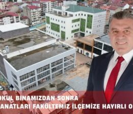 SAHNE SANATLARI FAKÜLTEMİZ İLÇEMİZE HAYIRLI OLSUN