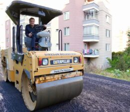 ASFALT ÇALIŞMASI TÜM HIZIYLA SÜRÜYOR