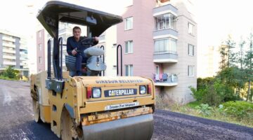 ASFALT ÇALIŞMASI TÜM HIZIYLA SÜRÜYOR