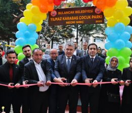 YILMAZ KARABAŞ ÇOCUK PARKI TÖRENLE AÇILDI