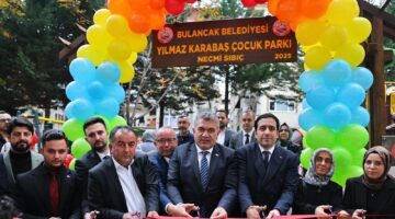YILMAZ KARABAŞ ÇOCUK PARKI TÖRENLE AÇILDI
