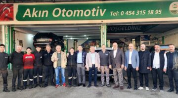 AK PARTİ İL BAŞKANI YILMAZ’DAN BULANCAK SANAYİ ESNAFINA ZİYARET