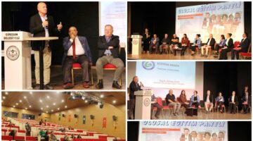 ULUSAL EĞİTİM PANELİ, GİRESUN BELEDİYESİ KÜLTÜR VE FUAR MERKEZİ’NDE DÜZENLENDİ.