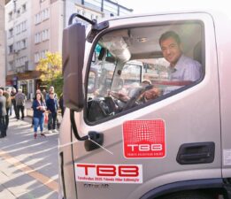 TÜRKİYE BELEDİYELER BİRLİĞİ VE JAPONYA BAŞKONSOLOSLUĞU’NDAN GİRESUN BELEDİYESİ’NE ARAÇ DESTEĞİ