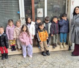 MİNİKLERDEN MEDYA DÜNYASINA RENKLİ ZİYARET