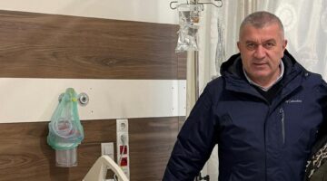 BAŞKAN SIBIÇ’TAN ERKAN USTA’YA GEÇMİŞ OLSUN ZİYARETİ