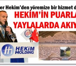 DR.ÖNER HEKİM’DEN YÖREMİZE BİR HİZMET DAHA