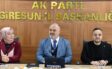 AK PARTİ GİRESUN İL BŞK. METE BAHADIR YILMAZ KAMUOYUNA SAYGIYLA DUYURUR.