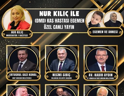 EGEMEN İÇİN UMUTLAR CANLI YAYINDA BİRLEŞİYOR