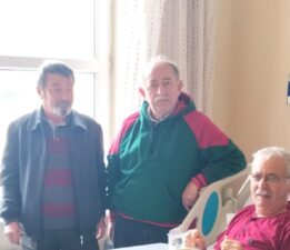 EDS BAHTİYAR ZERE’YE GEÇMİŞ OLSUN ZİYARETİ