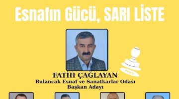 BULANCAK ESNAF VE SANATKARLAR ODASI’NDA YENİ BAŞKAN FATİH ÇAĞLAYAN