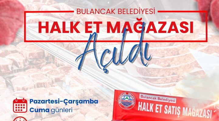 BULANCAK’TA HALK ET MAĞAZASI YENİDEN HİZMETTE!