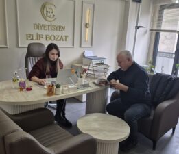 DİYETİSYEN ELİF BOZAT’A ANLAMLI ZİYARET