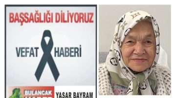 HACI AYŞE (NİLÜFER) AĞDERE HOLLANDA’DA VEFAT ETTİ