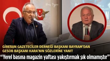YEREL BASINA MAGAZİN YAFTASI YAKIŞTIRMAK ŞIK OLMAMIŞTIR