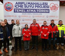 ARİFLİ MAHALLESİ’NE 25 MİLYON TL’LİK İÇME SUYU YATIRIMI!