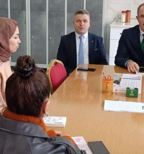 İLÇE MİLLÎ EĞİTİM MÜDÜRÜ ŞENEL BULUT’TAN BARBAROS’A ZİYARET