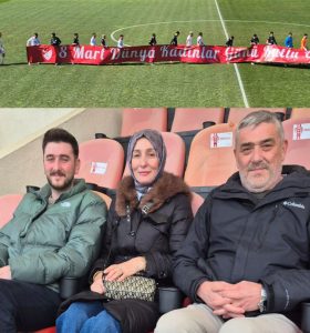 8 MART’TA TRİBÜNDE ANLAMLI SÜRPRİZ