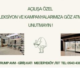 EVEREST OPTİK TRUMP AVM’DE AÇILIYOR