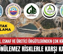 “GİRESUN GERİ DÖNÜLEMEZ RİSKLERLE KARŞI KARŞIYA”