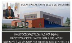 BULANCAK AK PARTİ İLÇE BAŞKANI ÖMER DİK’TEN SPOR YATIRIMLARI AÇIKLAMASI