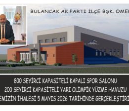 BULANCAK AK PARTİ İLÇE BAŞKANI ÖMER DİK’TEN SPOR YATIRIMLARI AÇIKLAMASI