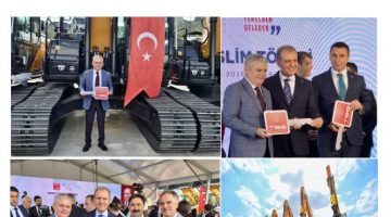 TBB GİRESUN BELEDİYESİ’NE İŞ MAKİNESİ HİBE ETTİ