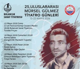 25. ULUSLARARASI MÜRSEL GÜLMEZ TİYATRO GÜNLERİ İÇİN GERİ SAYIM BAŞLADI.