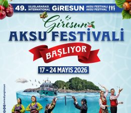 ULUSLARARASI GİRESUN AKSU FESTİVALİ İÇİN GERİ SAYIM BAŞLADI