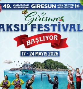 ULUSLARARASI GİRESUN AKSU FESTİVALİ İÇİN GERİ SAYIM BAŞLADI