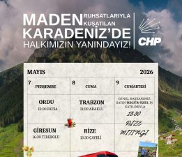 GİRESUN’UN MADEN DOSYASI 7 MAYIS’TA SEKÜ’DE SAHAYA TAŞINIYOR