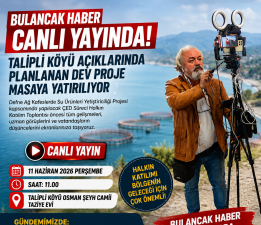 TALİPLİ KÖYÜ AÇIKLARINDA PLANLANAN DEV SU ÜRÜNLERİ PROJESİ MASAYA YATIRILIYOR