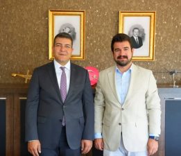 PIRAZİZ KAYMAKAMI BURAK ÖZ’E VEDA ZİYARETİ
