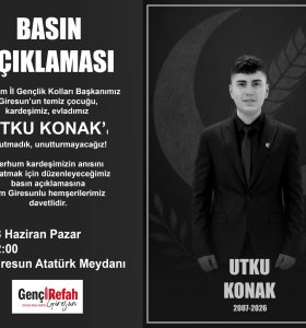 UTKU KONAK İÇİN DÜZENLENEN BASIN AÇIKLAMASI VE ANMA PROGRAMI TAKİPÇİLERİMİZLE BULUŞTU
