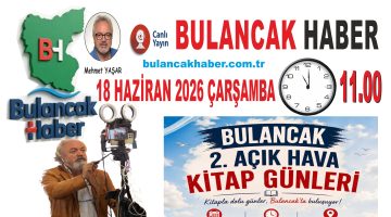 BULANCAK 2. AÇIK HAVA KİTAP GÜNLERİ CANLI YAYINLA İZLEYİCİLERLE BULUŞACAK