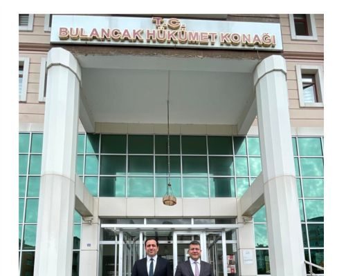 PİRAZİZ KAYMAKAMI BURAK ÖZ’DEN BULANCAK KAYMAKAMI ÖMER FARUK TUNCER’E VEDA ZİYARETİ